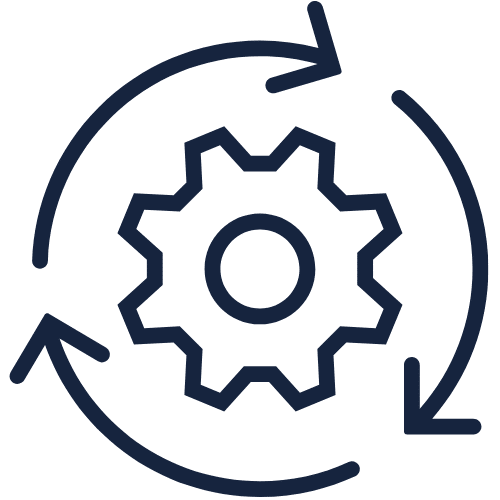 icône représentant une roue qui tourne de gauche à droite